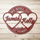 20 Year Anniversary Metal Wall Art