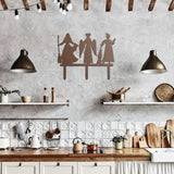 3 Witches Halloween Metal Yard Stake