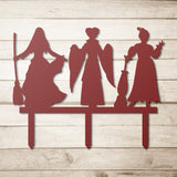 3 Witches Halloween Metal Yard Stake