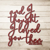 And I thought Couple Wedding Date Metal Wall Art