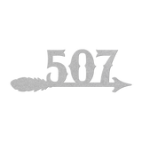 Arrow_Feather_House_Number_Metal_Sign_Silver_Transparent_Mockup.png