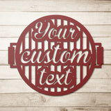 BBQ Custom Metal Sign - Barbeque Metal Wall Art