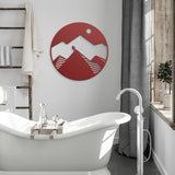 Backpacker Metal Wall Art