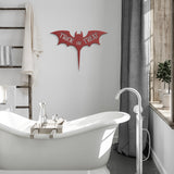 Bat 2 Metal Stake Halloween Decoration