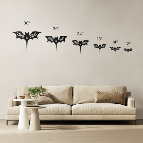 Bat 2 Metal Stake Halloween Decoration