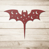 Bat 3 Metal Stake Halloween Decoration