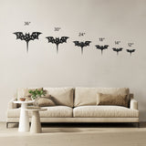 Bat 3 Metal Stake Halloween Decoration