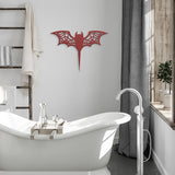 Bat 4 Metal Stake Halloween Decoration