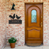 Chicken Coop Metal Wall Art