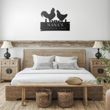 Chicken Coop Metal Wall Art