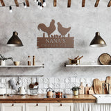 Chicken Coop Metal Wall Art