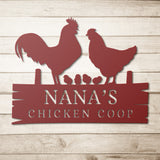Chicken Coop Metal Wall Art