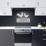 Chicken Coop Metal Wall Art