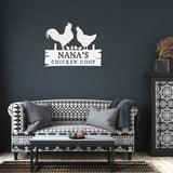 Chicken Coop Metal Wall Art