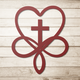 Cross_Love_Infinity_Metal_Wall_Art_Red_Simple_Wood_BKGD_Mockup.png