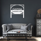 Custom Garden Metal Outdoor Stake