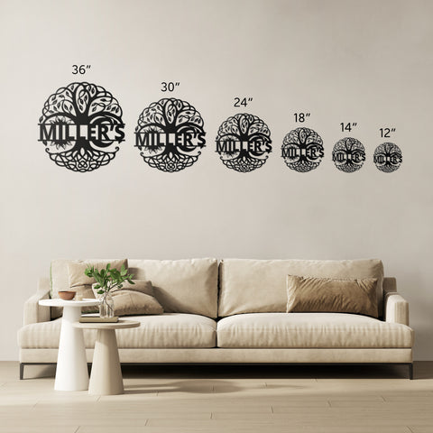Custom Tree of Life Metal Wall Art