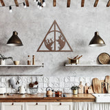Deathly Hallows Metal Wall Art