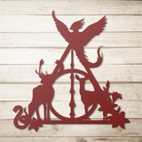 Deathly Hallows Metal Wall Art