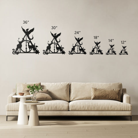 Deathly Hallows Metal Wall Art