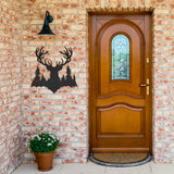 Deer Antlers Metal Wall Art