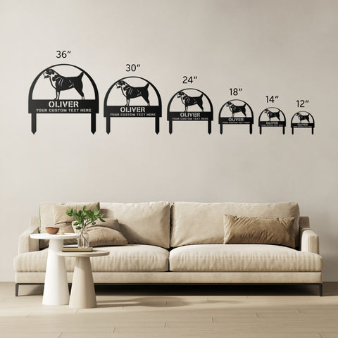 Dog Memorial Metal Stake