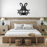 Easter Bunny Kid Monogram