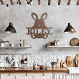 Easter Bunny Kid Monogram