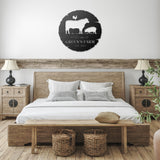 Farm Animals Metal Sign