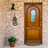 Female Unalome Metal Wall Art