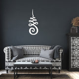 Female Unalome Metal Wall Art