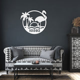 Flamingo Address Sign