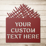 Fortress of Solitude Custom Metal Sign