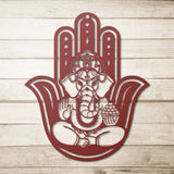 Ganesha Hamsa Metal Wall Art