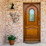 Geometric Bull vs Bear Metal Wall Art