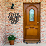 Geometric Paradox Metal Wall Art