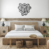 Geometric Paradox Metal Wall Art