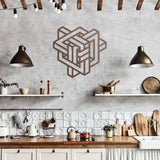 Geometric Paradox Metal Wall Art