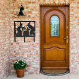 Halloween Witches with Cauldron Yard Stake