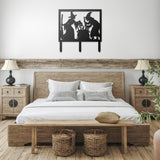 Halloween Witches with Cauldron Yard Stake