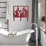 Halloween Witches with Cauldron Yard Stake