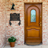 Halloween Zombie Hands Holding the Personalized Board Metal Sign with Stakes