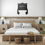 Halloween Zombie Hands Holding the Personalized Board Metal Sign with Stakes