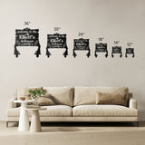 Halloween Zombie Hands Holding the Personalized Board Metal Sign with Stakes