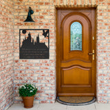 Happiness Dumbledore HP Castle Quote Metal Sign