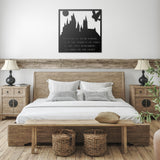 Happiness Dumbledore HP Castle Quote Metal Sign