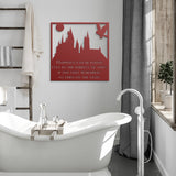 Happiness Dumbledore HP Castle Quote Metal Sign