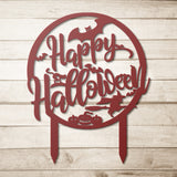 Happy Halloween Garden Metal Stake