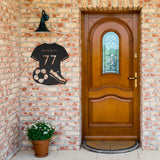 Personalized Soccer Jersey Metal Sign 1