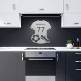Personalized Soccer Jersey Metal Sign 1